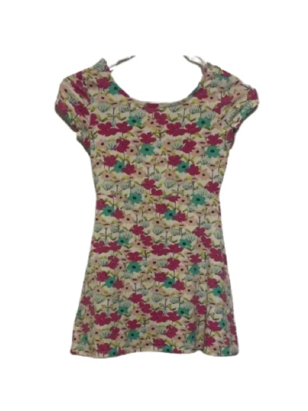 Basic Editions Floral Girls  Dress        Size M 7/8